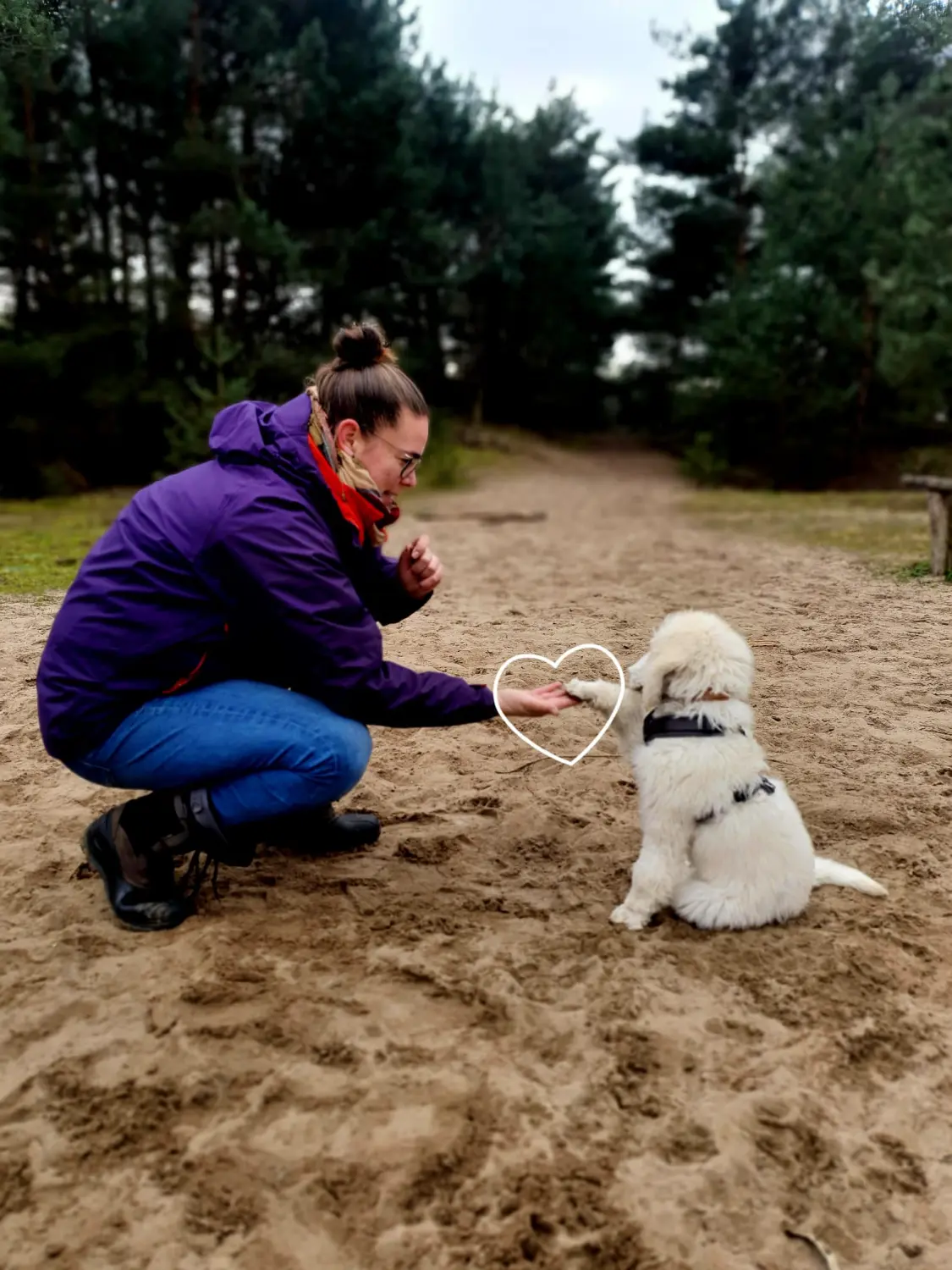 Mädchen mit Hund von Pfotenglück Assistenzhundezentrum & Hundeschule